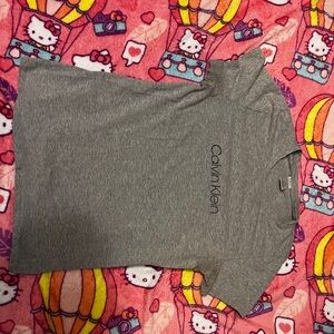 Calvin Klein Gray Sleepwear Shirt
